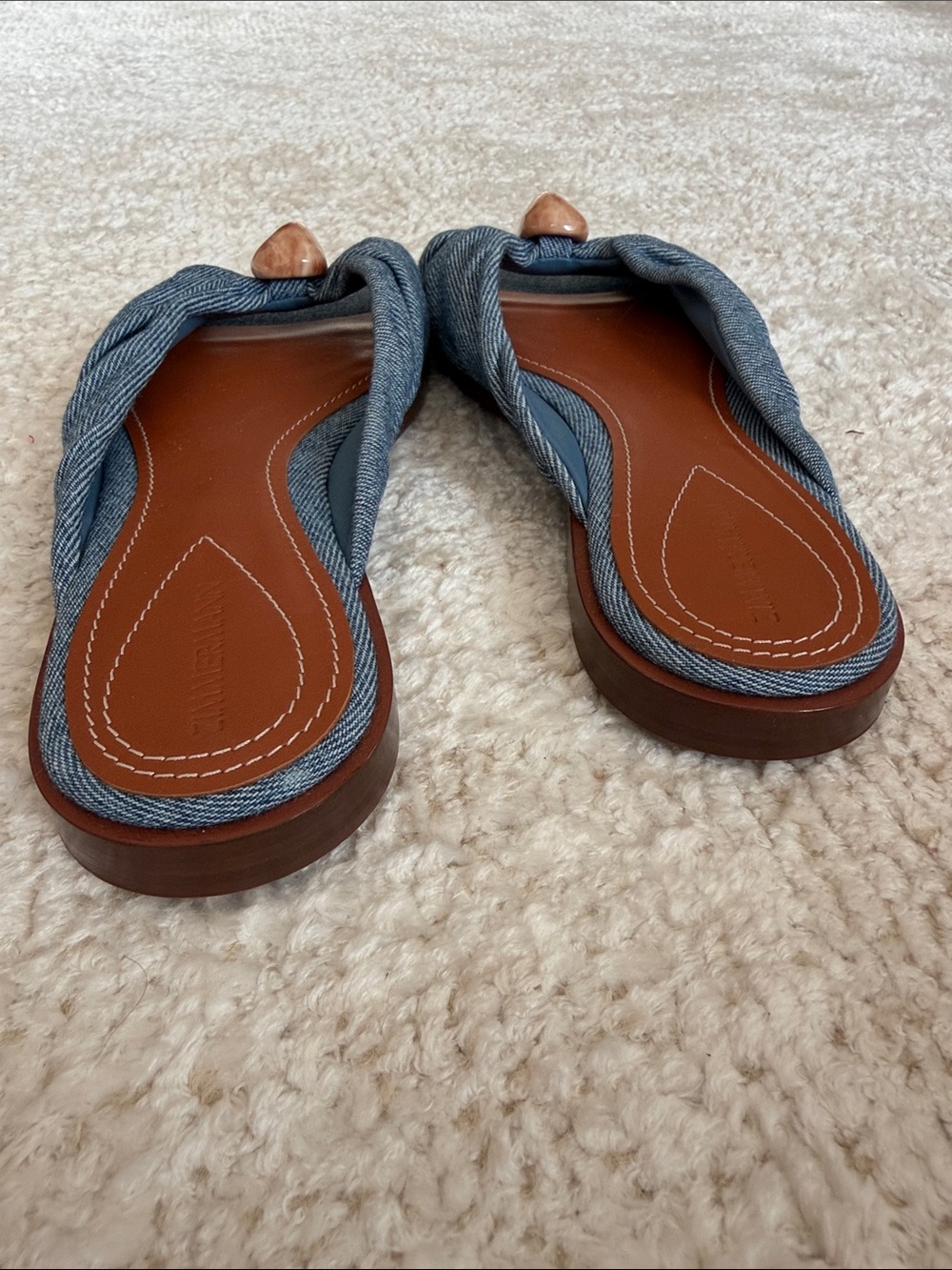 Zimmerman denim flats - Picture 4 of 4